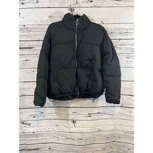 Women's Unbranded Black Puffer Jacket Size M